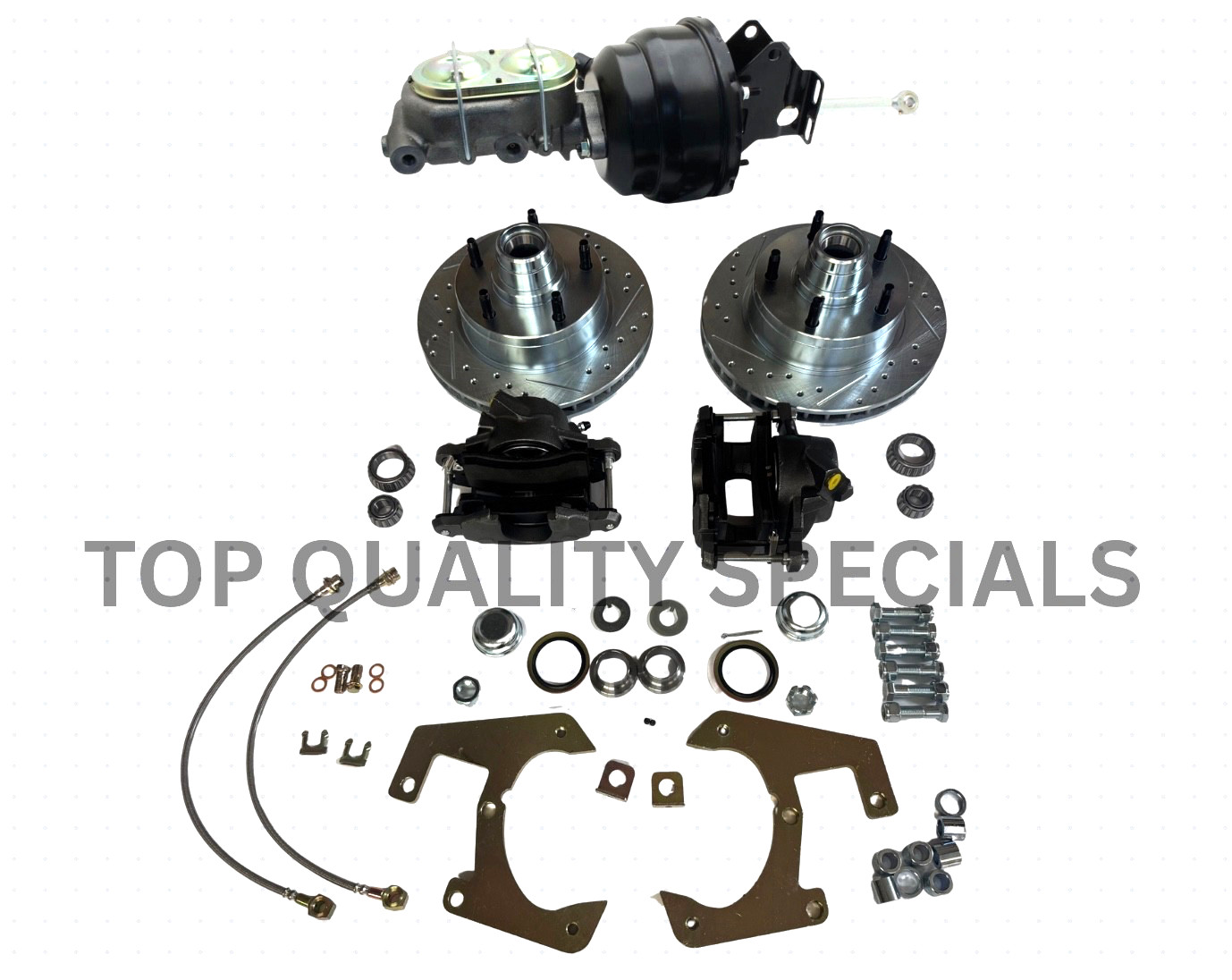 1948-1956 Ford F100 Half Ton Truck Deluxe Disc Brake Kit 5×4.5″ 8″ Booster Kit