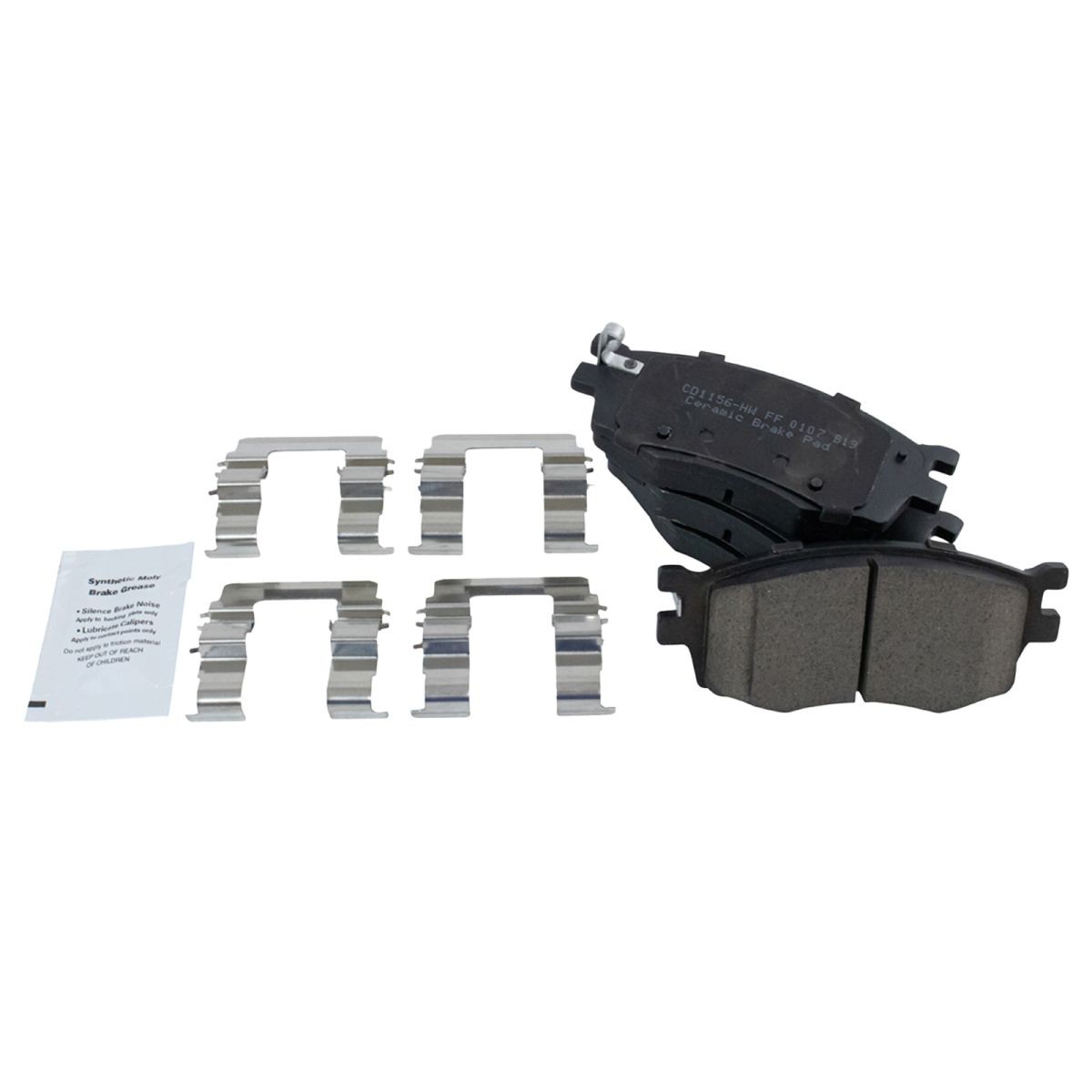 Brake Pad & Rotor Kit Ceramic Front for 06-11 Accent Rio NEW