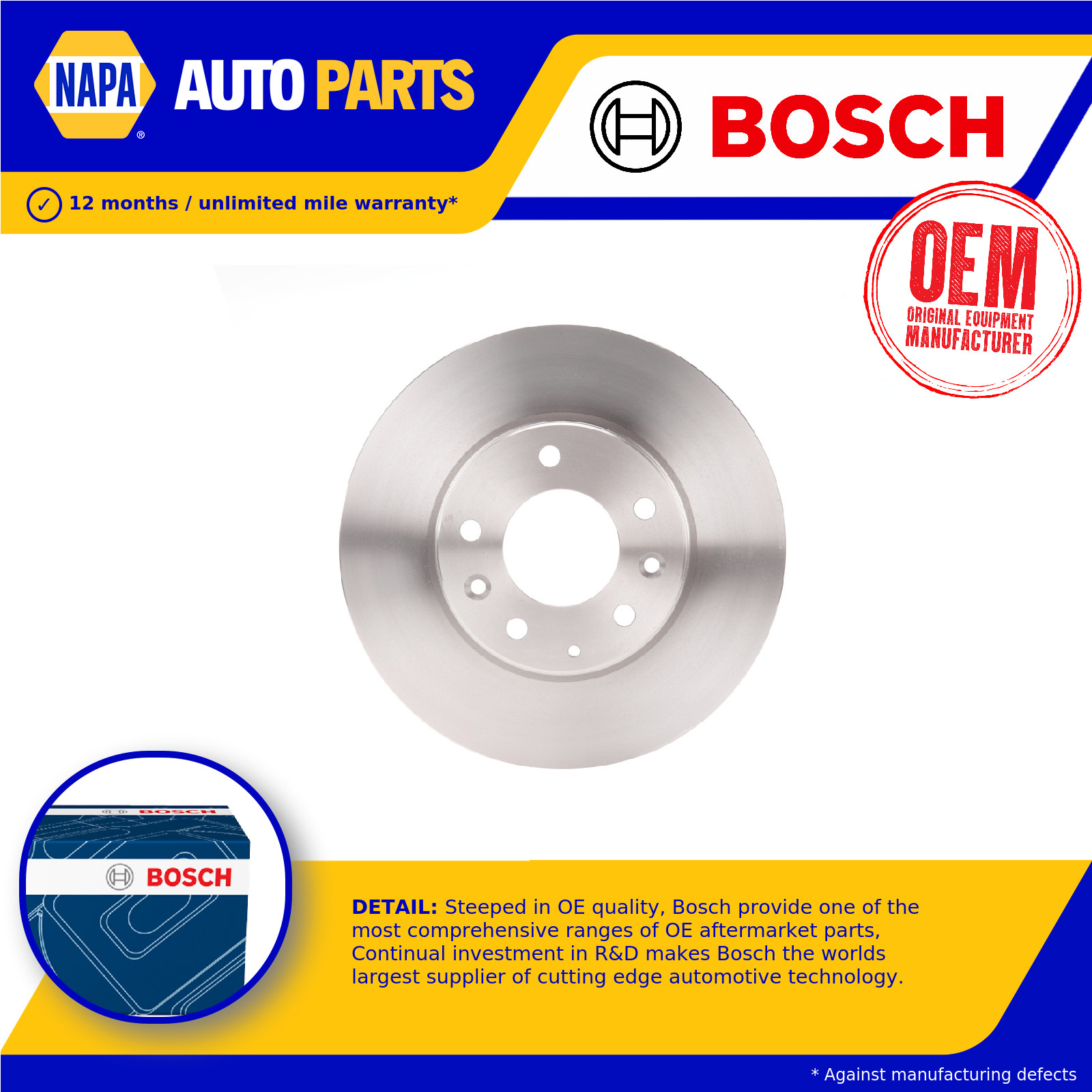 2x Brake Discs Pair Vented Front 282.5mm 0986479S60 Bosch Set GJ6Y3325XA BD1947