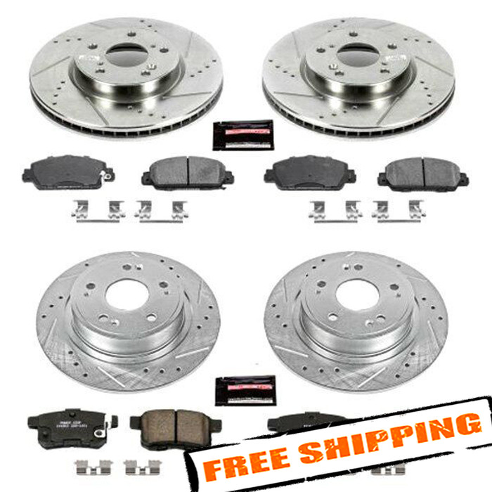 Power Stop 1-Click Z23 Evolution Sport Brake Kit for 13-17 Honda Accord