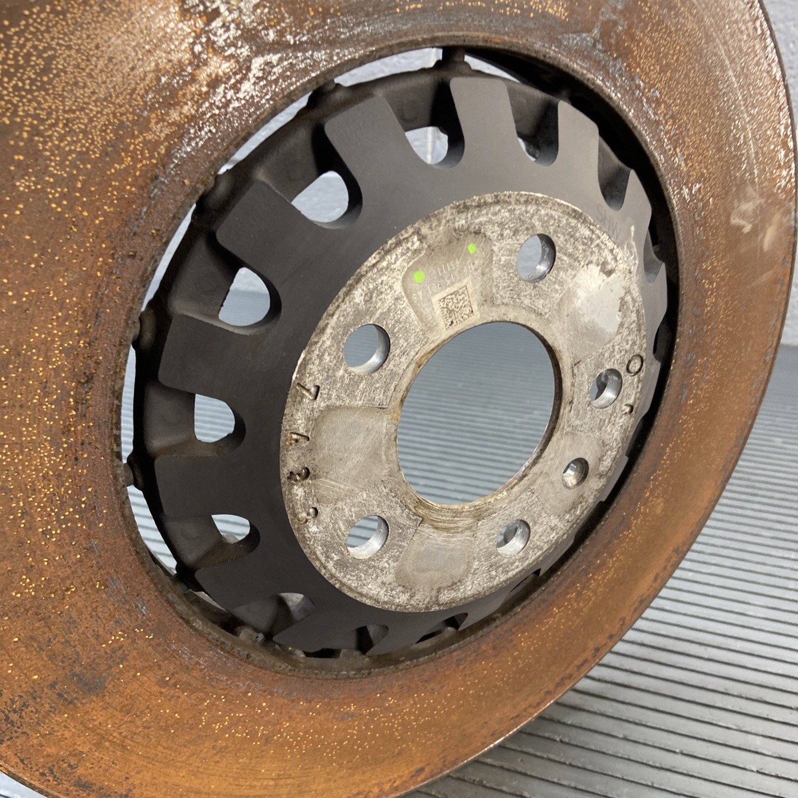 2017-2026 Audi A7 4K8 Front Left & Right Disc Brake Rotors 87k Mil Set of 2 OEM
