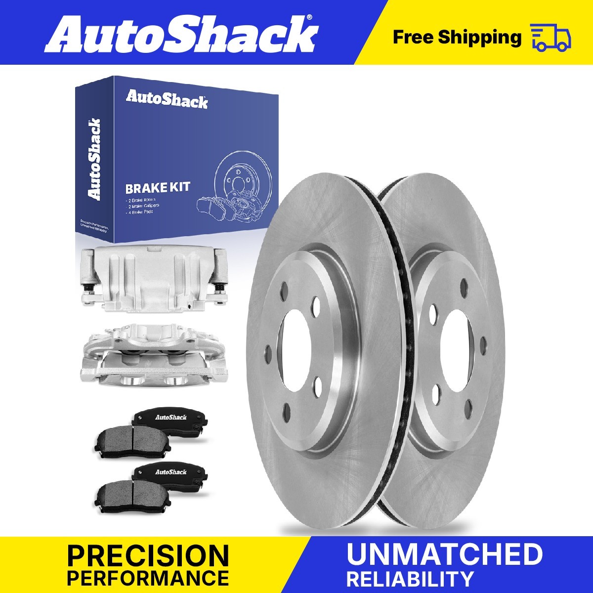 Front Brake Rotors Ceramic Pads Calipers for Dodge Charger Chrysler 300 V6