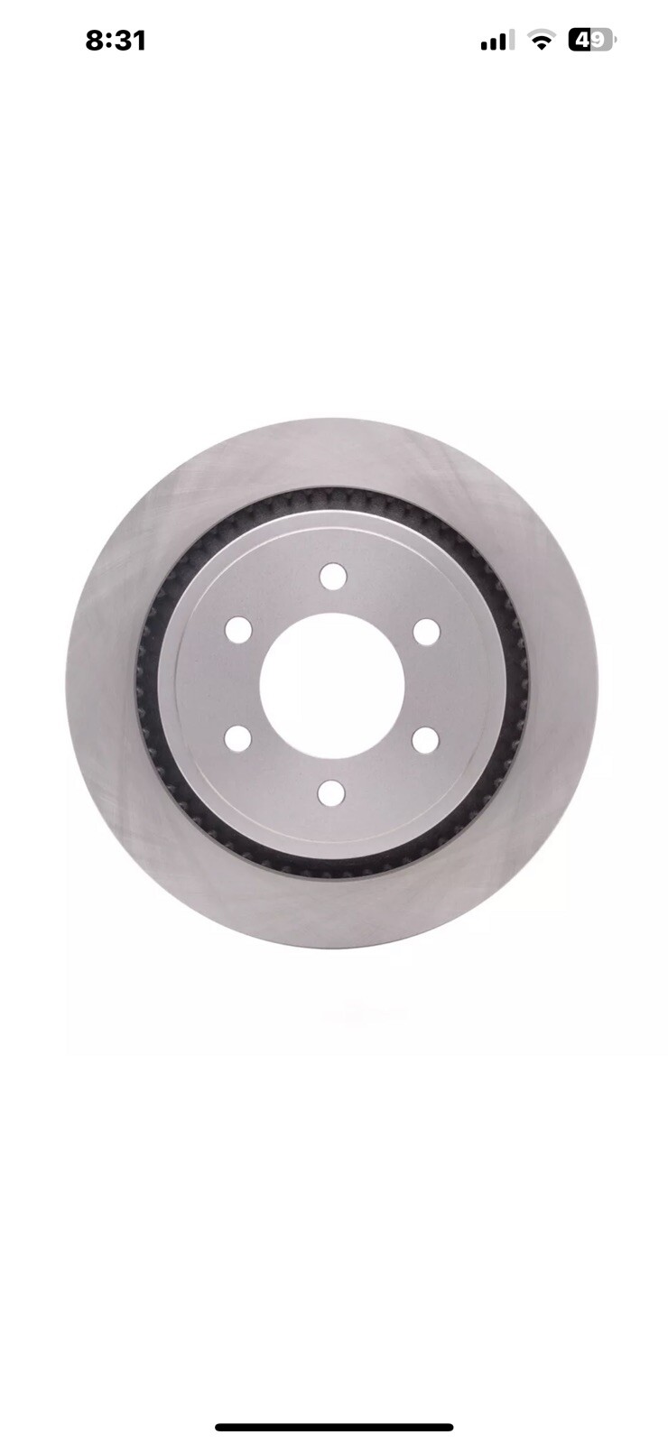 FORD OEM 12-18 F-150 Rear Brake-Rotor CL3Z2C026F Motorcraft BRRF-296