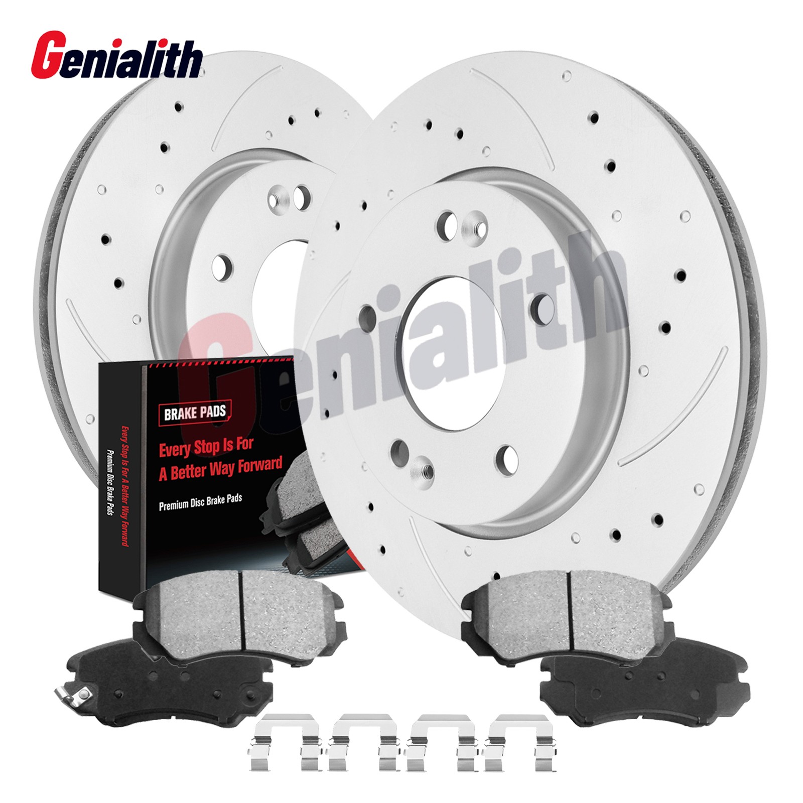 275mm Front Disc Brake Rotors + Brake Pads for 2007 – 2010 Hyundai Elantra Sedan