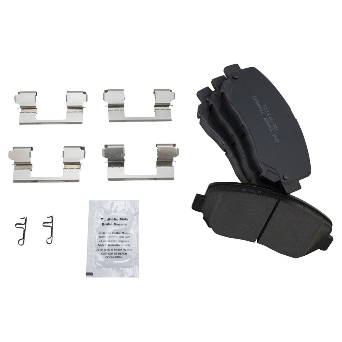 Performance Brake Rotor Drilled Slotted & Posi Ceramic Pad Front Kit