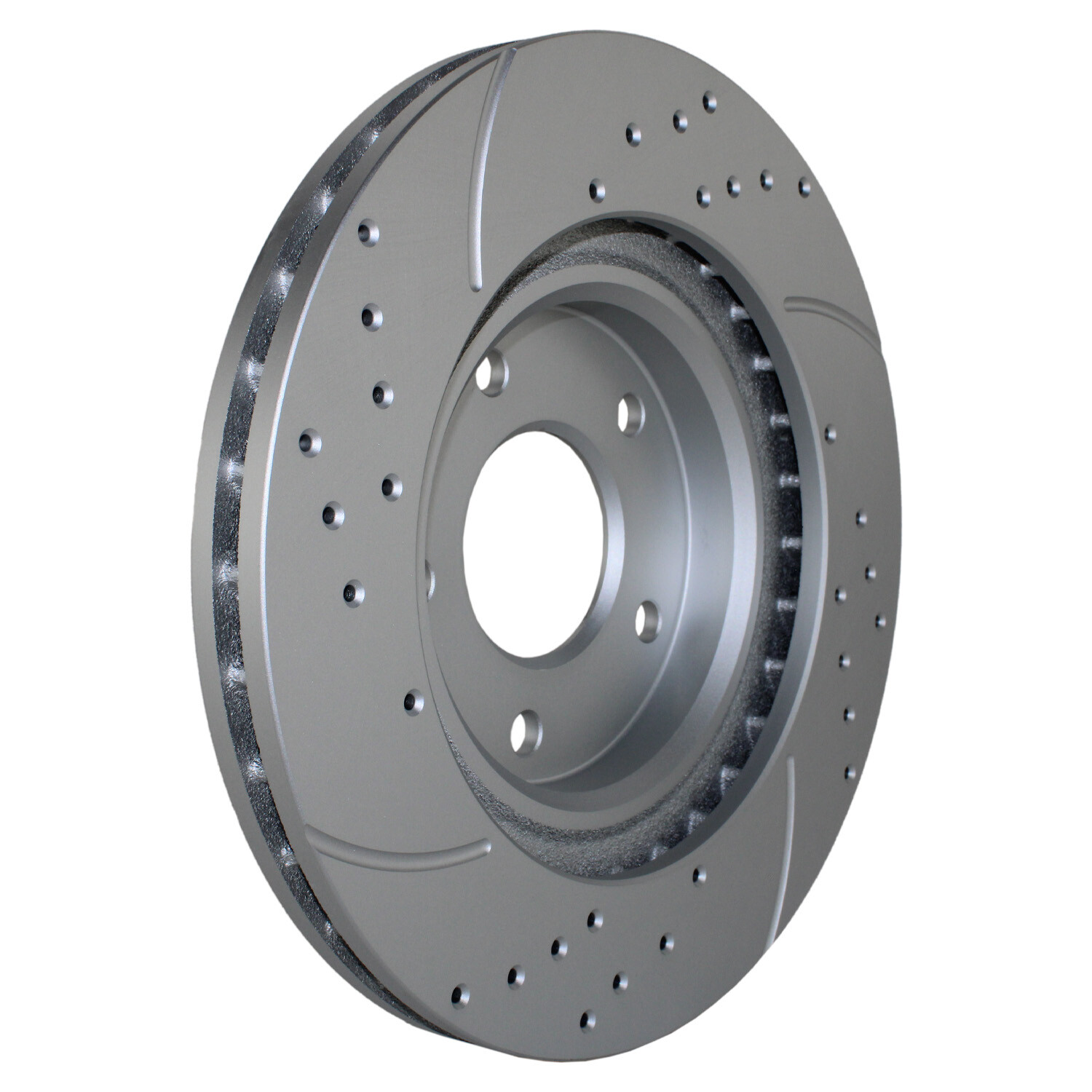 Bison Performance Pair Front Drilled 294mm Brake Rotors for Chrysler Dodge Jeep