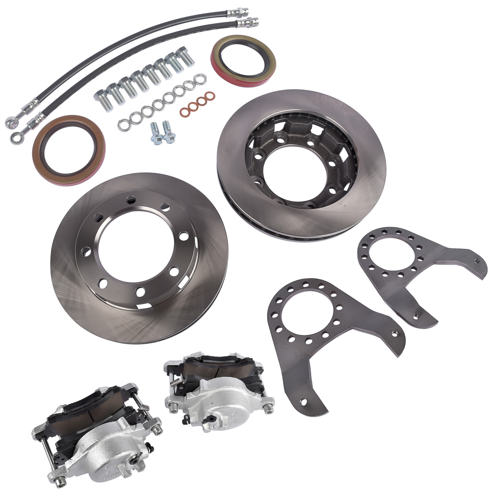 For GM 14 Bolt Complete Disc Brake Conversion Kit 10.5 SRW Full Float Disk Brake