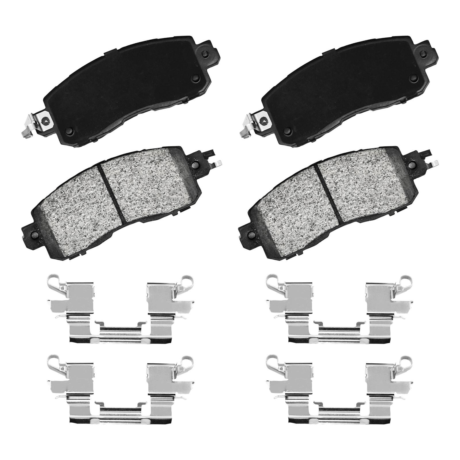 Front Disc Brake Rotors and Ceramic Brake Pads Kit for Nissan Altima 2013 – 2023