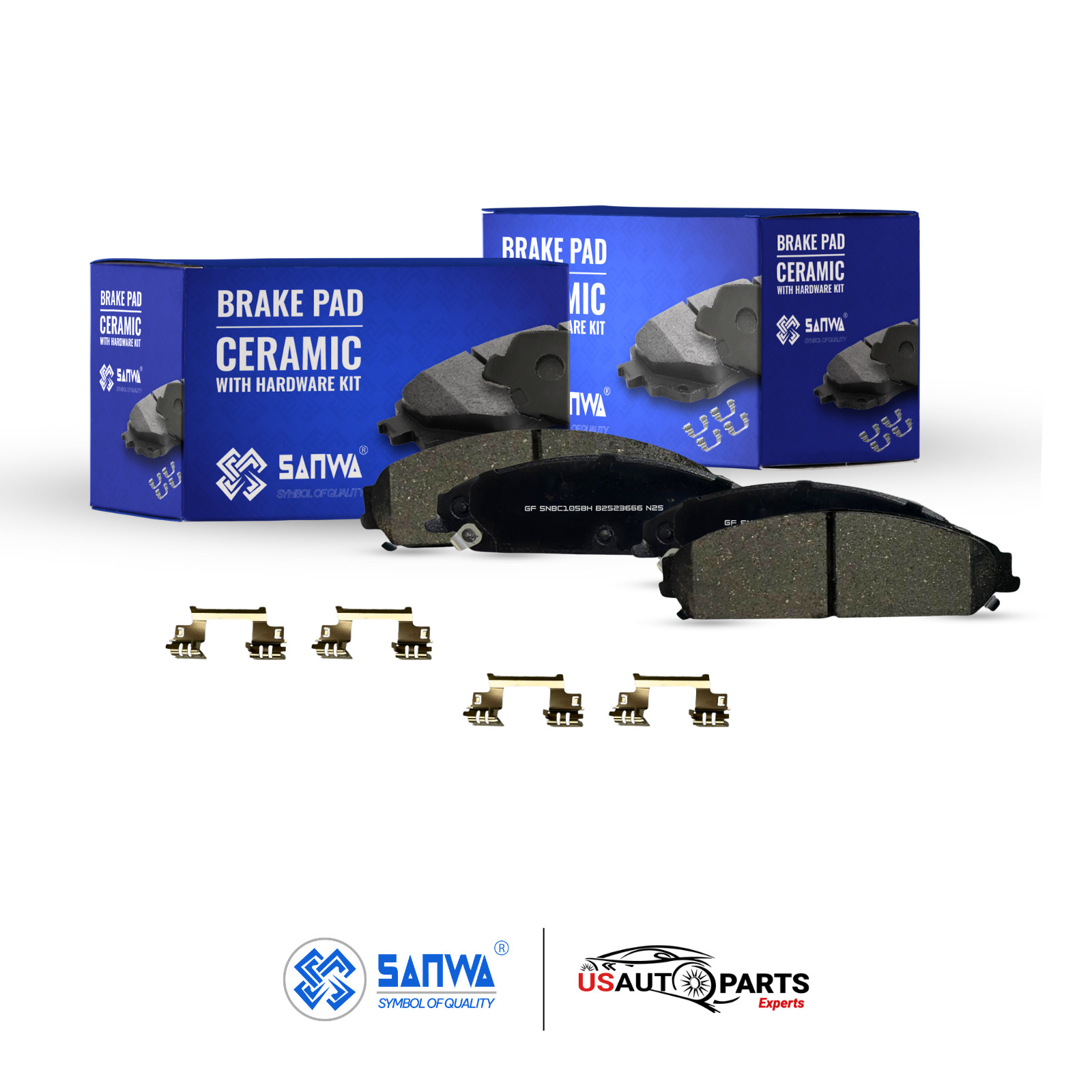 FRONT BRAKE ROTOR GEOMET VENTED DS & CERAMIC PAD KIT FOR CHRYSLER 300 2005-2023