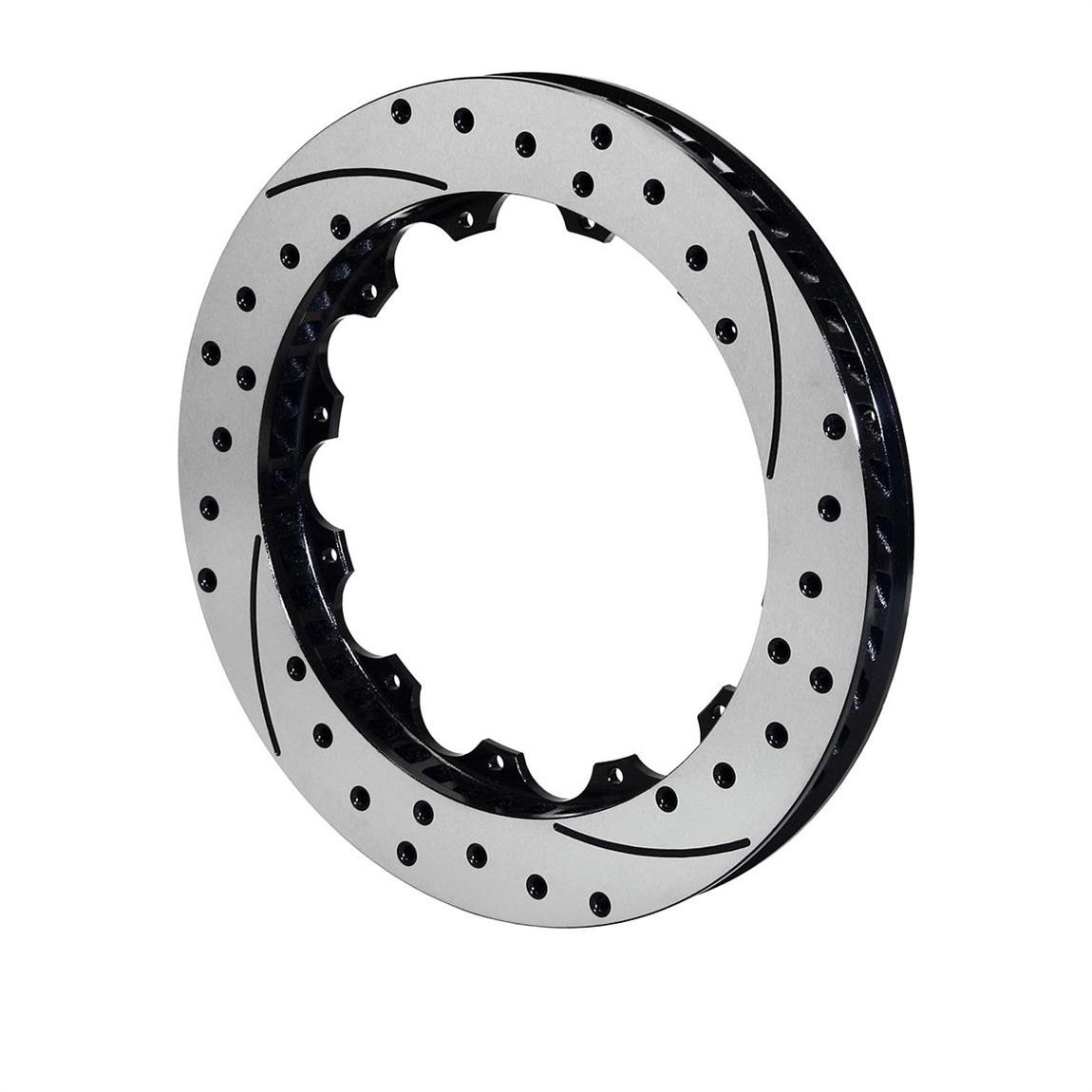 Wilwood 160-13543-BK SRP Drilled Performance Rotor, 12.88 x 1.10