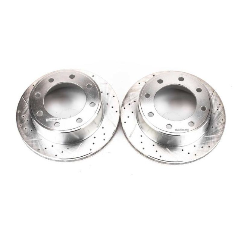 PowerStop AR8571XPR Evolution Drilled & Slotted Rotors for Ford F-250 &