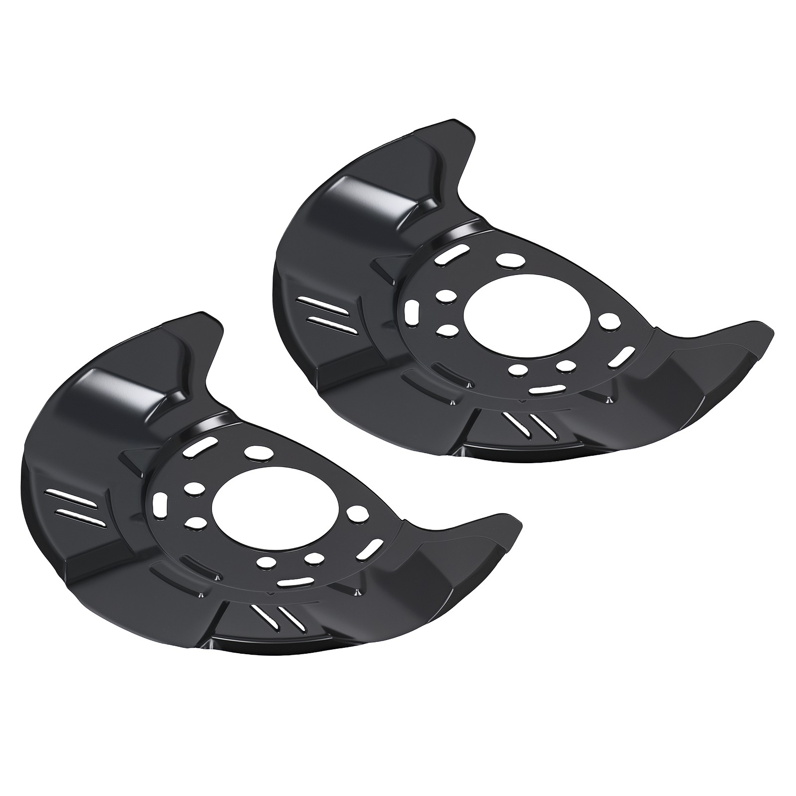 Pair Brake Dust Shield Front for Subaru Impreza Crosstrek Forester 2008-18 Black
