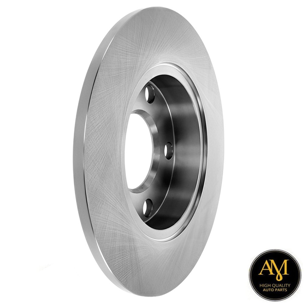 Rear Solid Brake Rotors 2PCS Set for Audi A4 05-03, 90 Quattro 95-93; 245mm