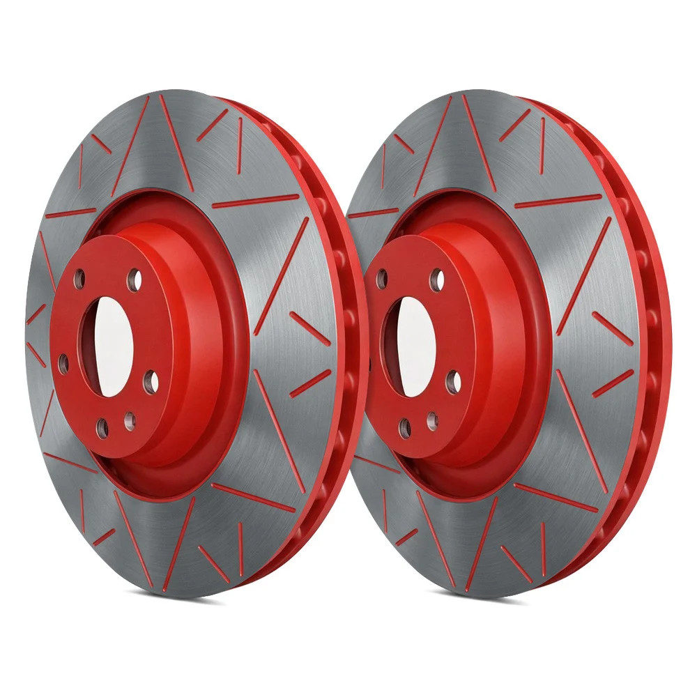 For Subaru Forester 19-24 SP Performance Peak Slotted 1-Piece Front Brake Rotors