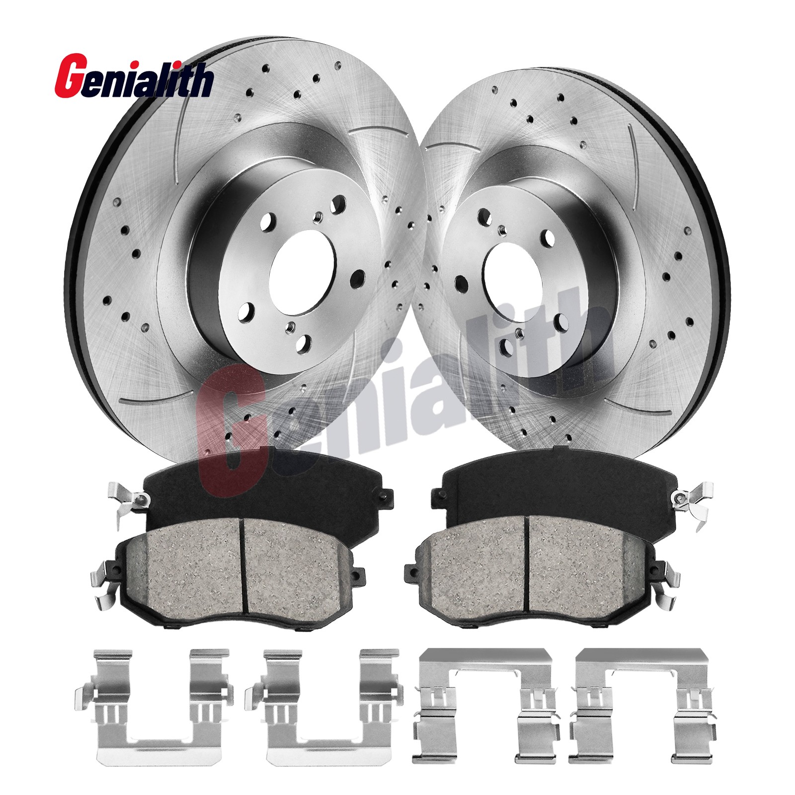 Front Drilled Brake Rotors Brake Pads Kits for Subaru Forester Legacy Outback