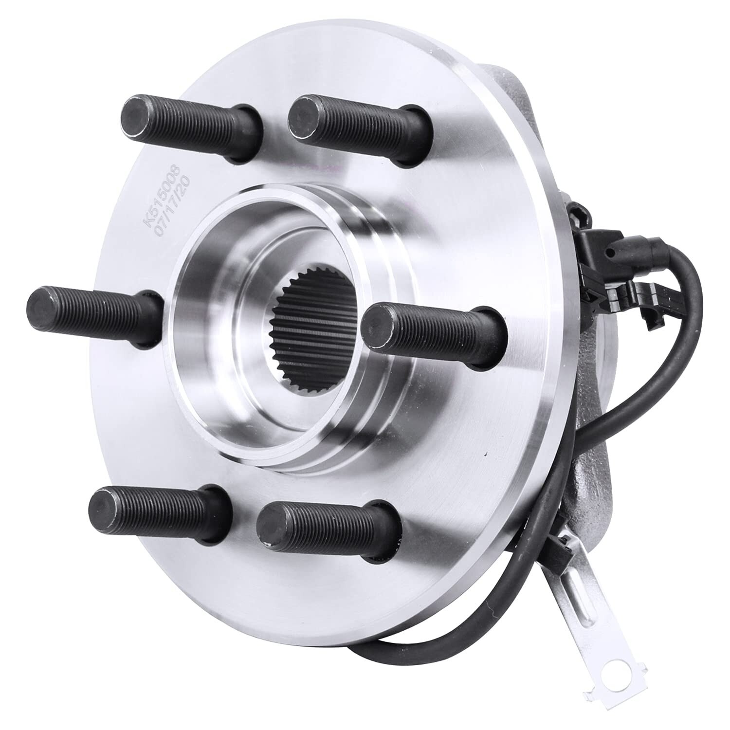 Front Drilled Brake Rotor Pad + Wheel Hub for 2000-2002 4WD Dodge Dakota Durango