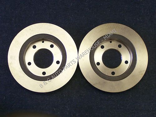 Qualitee made in Italy R74470 Rear Disc Brake Rotor pair Probe 626 MX6 Protege