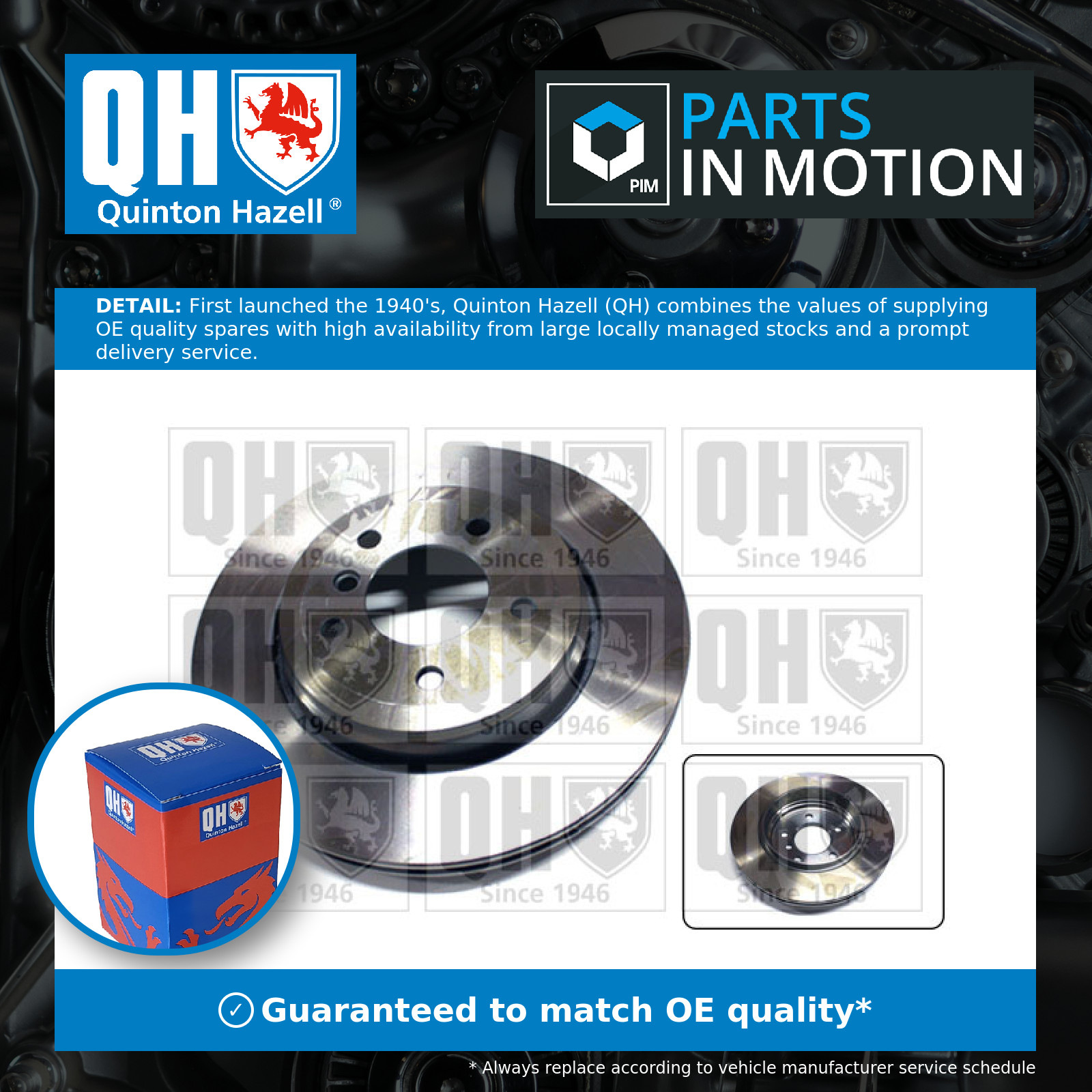2x Brake Discs Pair Vented fits BMW 330 E46 3.0 Rear 00 to 06 320mm Set QH New