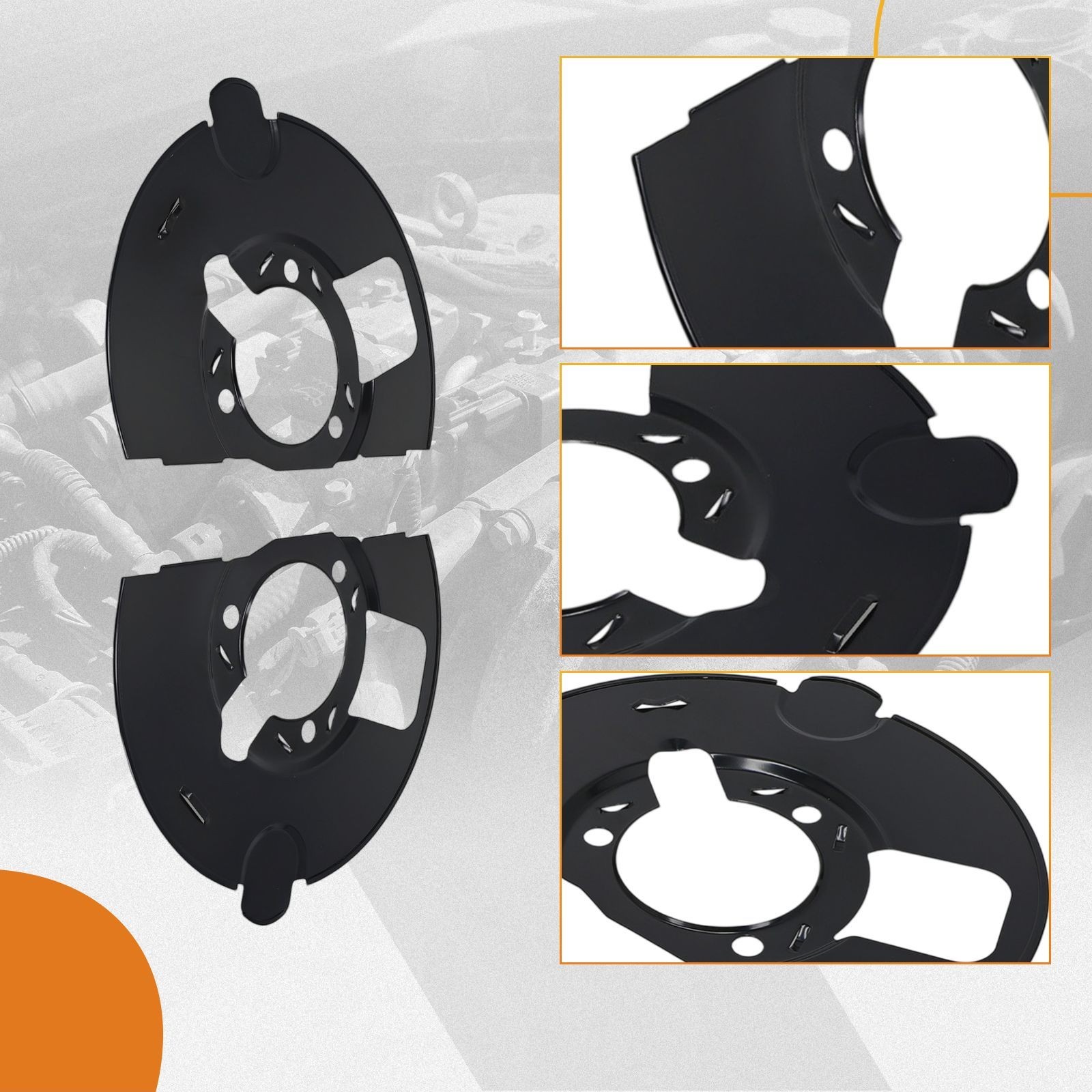 Pair Brake Dust Shield Front for Chevrolet Suburban/Tahoe 2015-2020 20971875