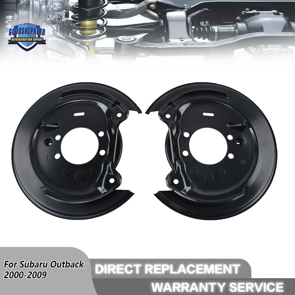2Set Rear Brake Dust Shield For Subaru Outback 2000-2009 26704AE040 26704AE050