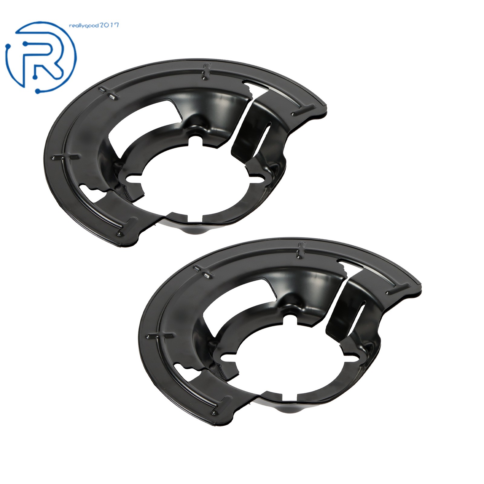 For Ford F250 F350 Super Duty 1999-2004 Pair of Front Brake Dust Shields Plate
