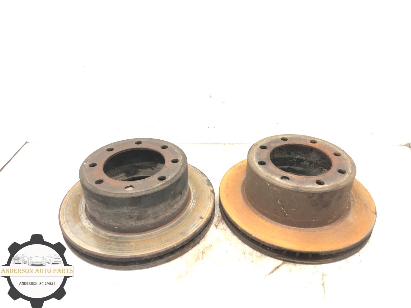 2011-2016 FORD F250 F350 LEFT RIGHT REAR BRAKE ROTOR SET X2 #NOTES