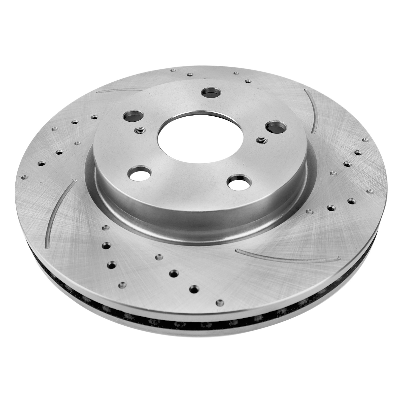 Front Disc Brake Rotors Calipers + Brake Pads for 2012-2017 Toyota RAV4 Prius V