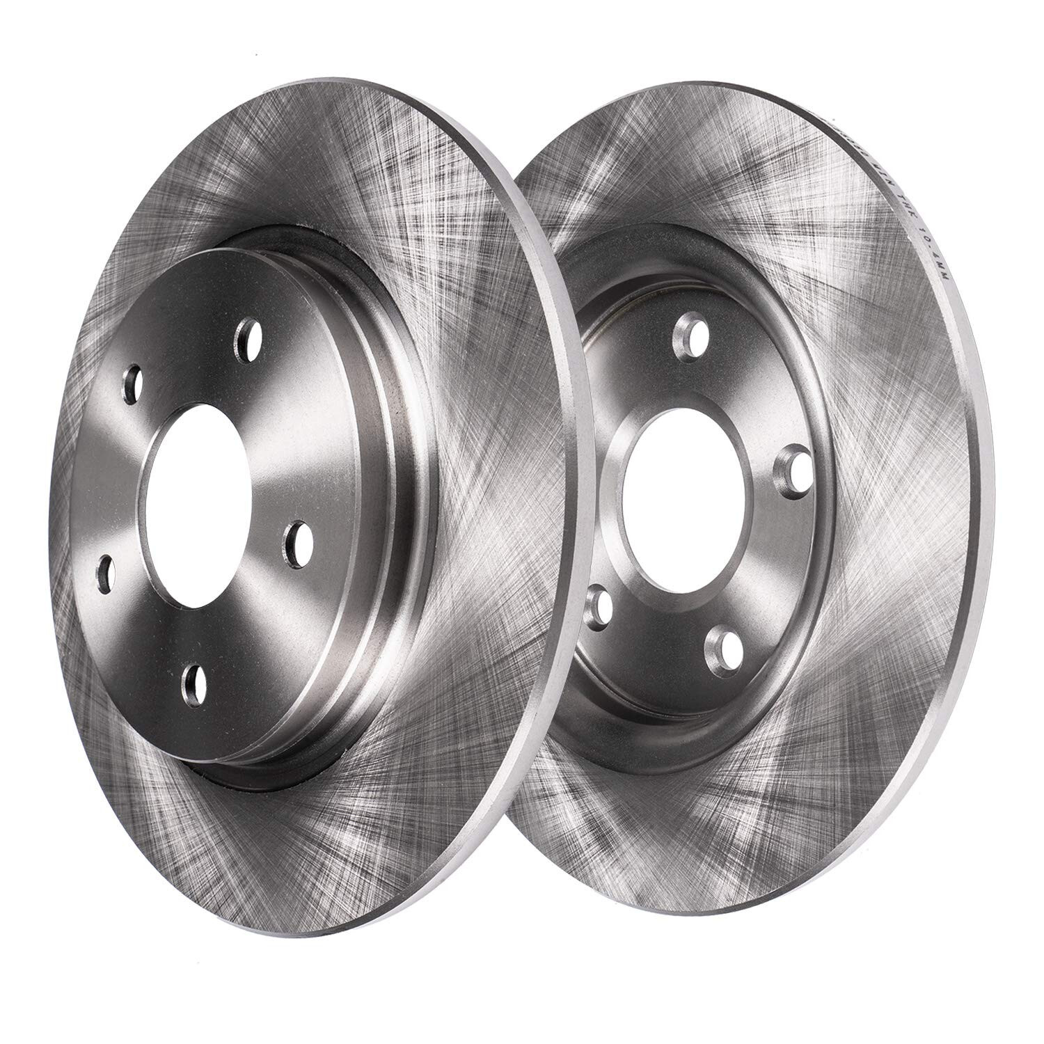Brake Solid Rotors + Brake Ceramic Pads for Toyota Venza Rear Brakes Pads Kit