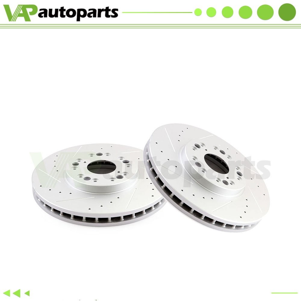 296mm Front Brake Discs Rotors Kit For Lexus SC430 02 03 04 05 06 07 08 09 10