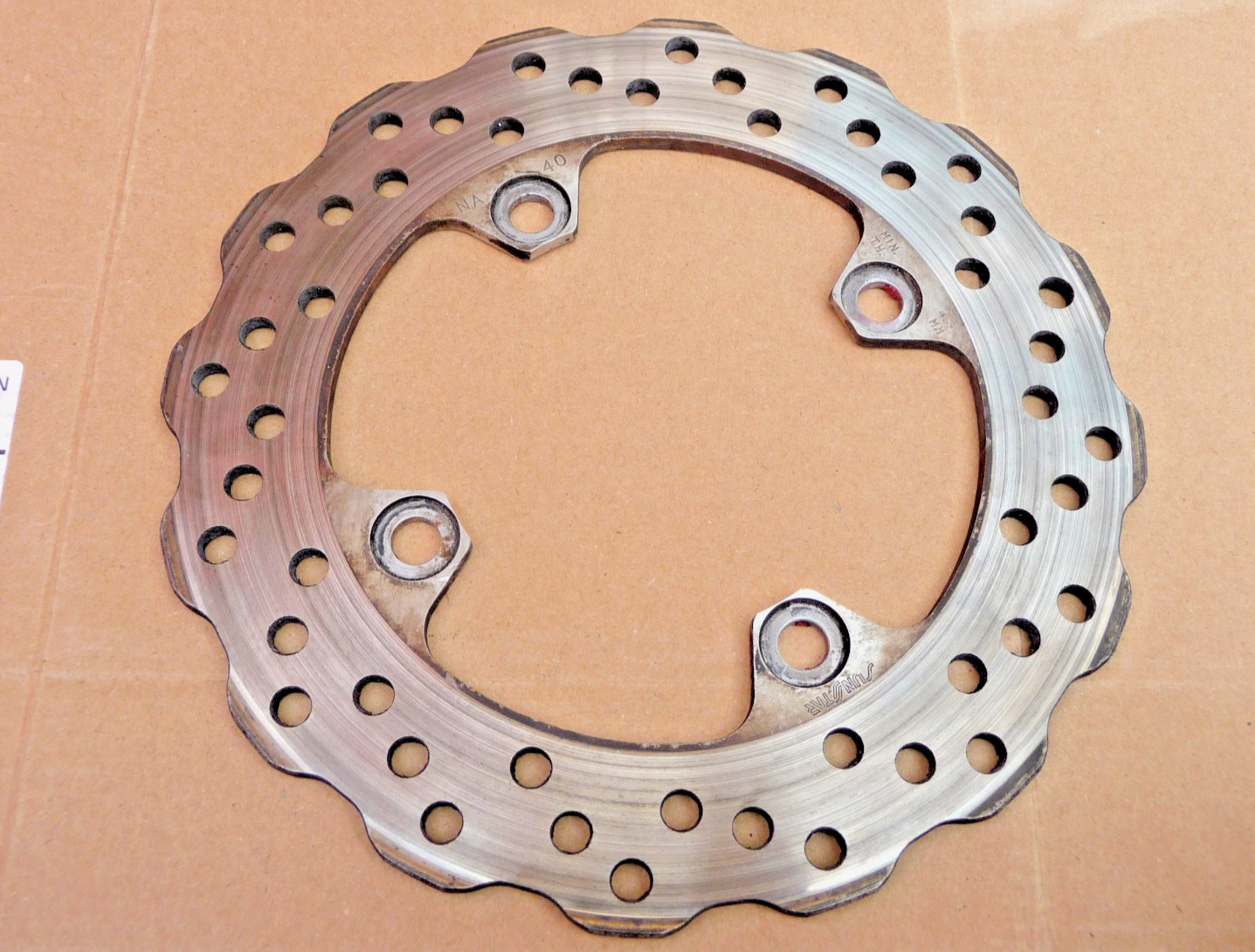 KAWASAKI ZX10R ZX6R 2004-2007 REAR BRAKE DISC 4.75MM SUNSTAR 410800040