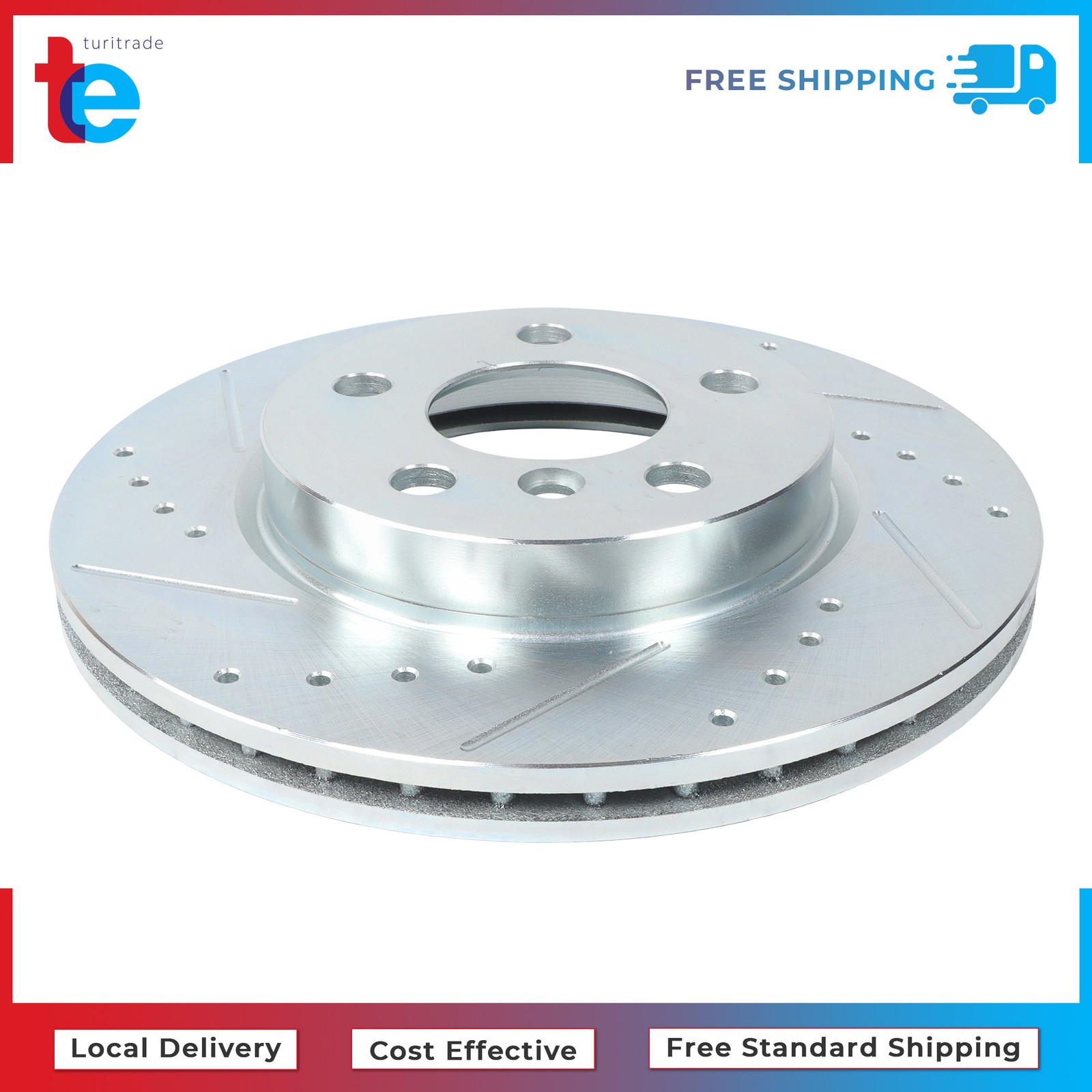 For Mini Cooper F56/ F57 2015-2016 Front & Rear Drilled Brake Rotor & Brake Pads