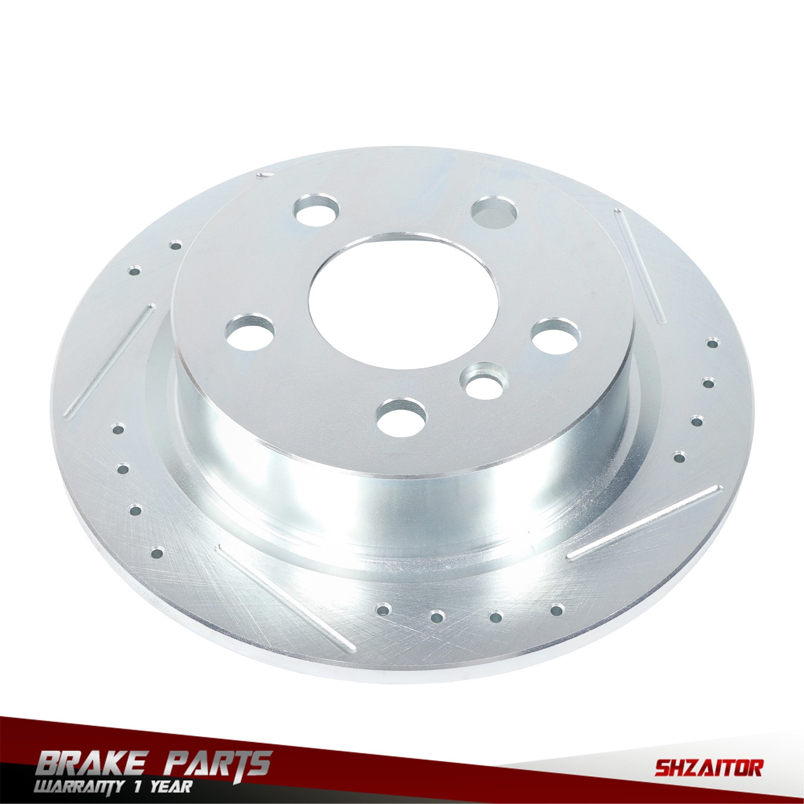 Front & Rear Drilled Brake Rotor & Brake Pads 2015-2016 For Mini Cooper F56/ F57
