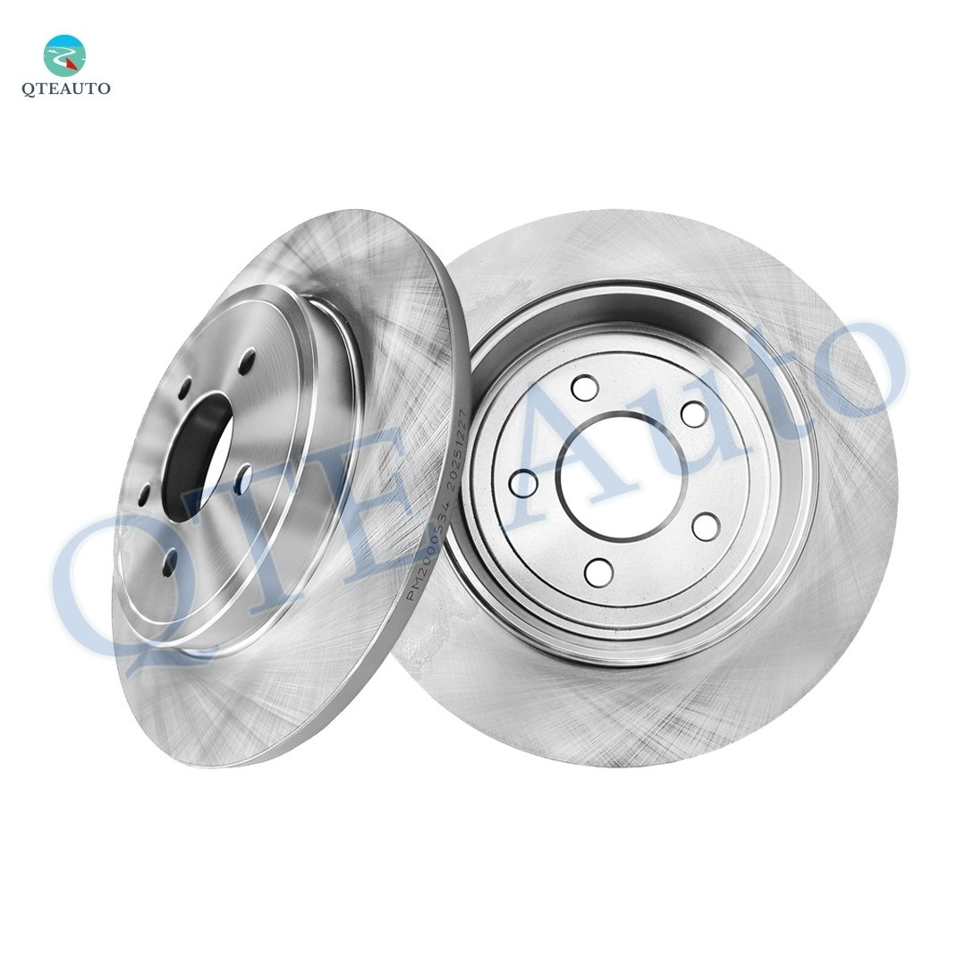 Rear 302mm Brake Disc Rotors For 2005 2006 2008 Mazda Tribute V6 3.0L L4 2.3L