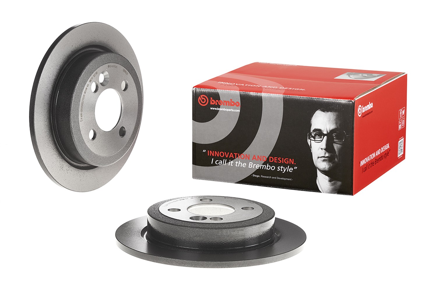 Brembo Rear Left or Right Coated 259mm Disc Brake Rotor For Mini R55 R56 R57 R59