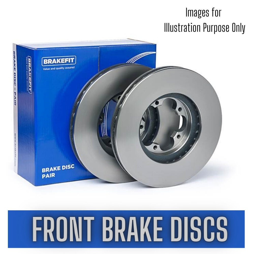 Front Brake Discs Set FOR BMW E91 143bhp 2.0 CHOICE2/2 07->12 312mm 318d 318i