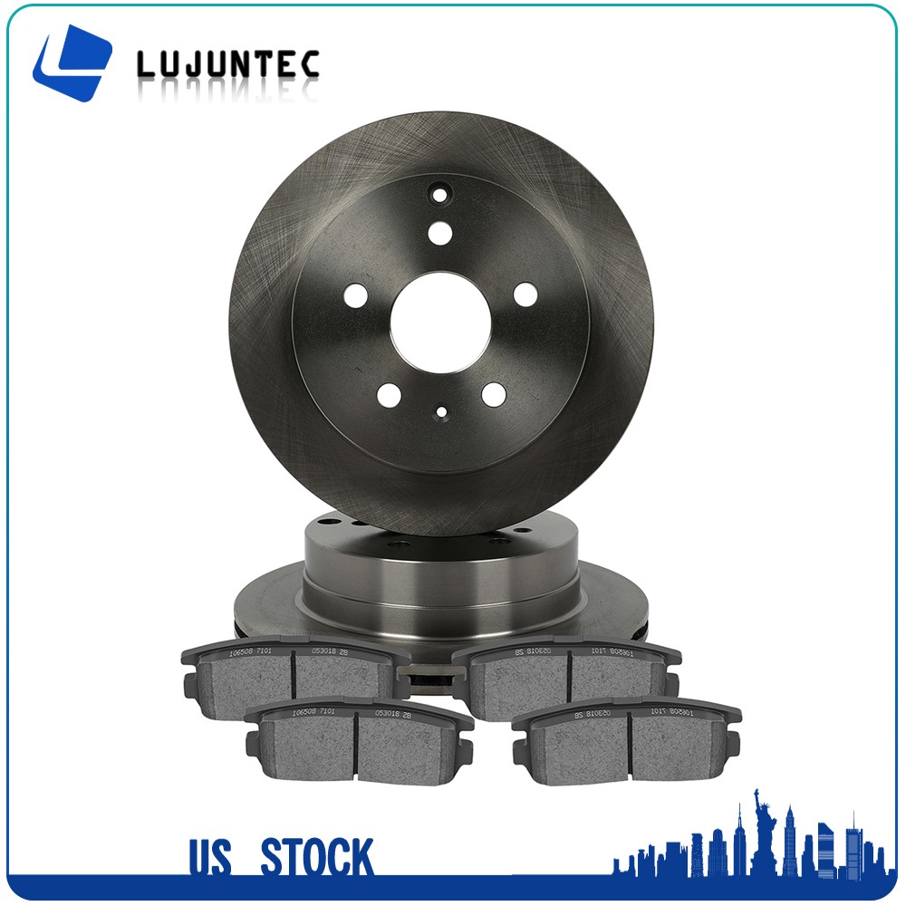 Rear Ceramic Brake Pads And Rotors Discs Fits CHEVROLET EQUINOX 2010 – 2016 2017