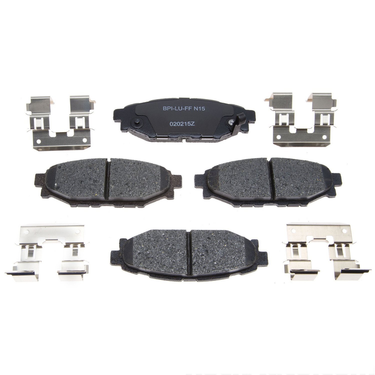 NEW OE Front & Rear Ceramic Brake Pads Kit For 2010-2016 Subaru Impreza