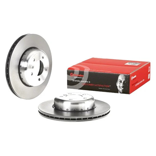 For BMW 135i 08-13 Brembo 09.C403.13 Replacement Plain Vented Front Brake Rotor