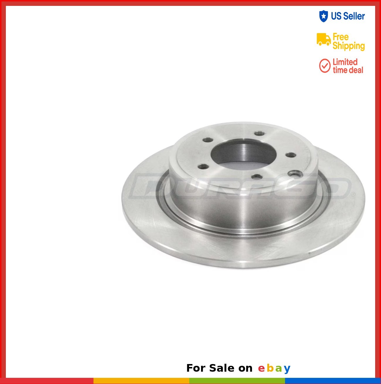 Disc Brake Rotor Rear Solid 10.5 Inch Diameter 0.47 Inch Thickness