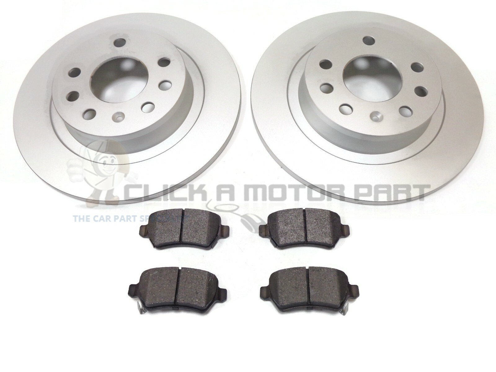 Vauxhall Zafira Mk2 1.9 CDTi 05-11 Rear 2 Brake Discs & Pads (Check Size 278mm)