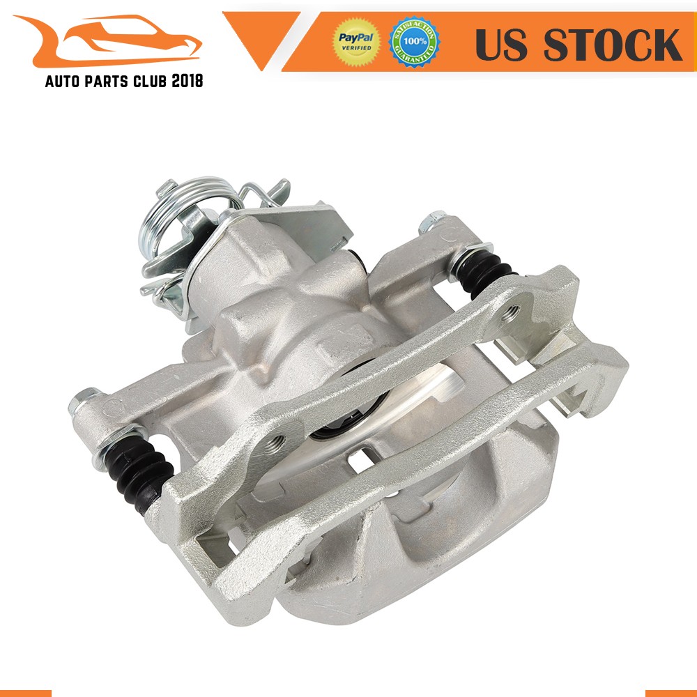 Silver Brake Calipers Rear Left For 2013 2014 2015 2016 Dodge Dart w/ Bracket