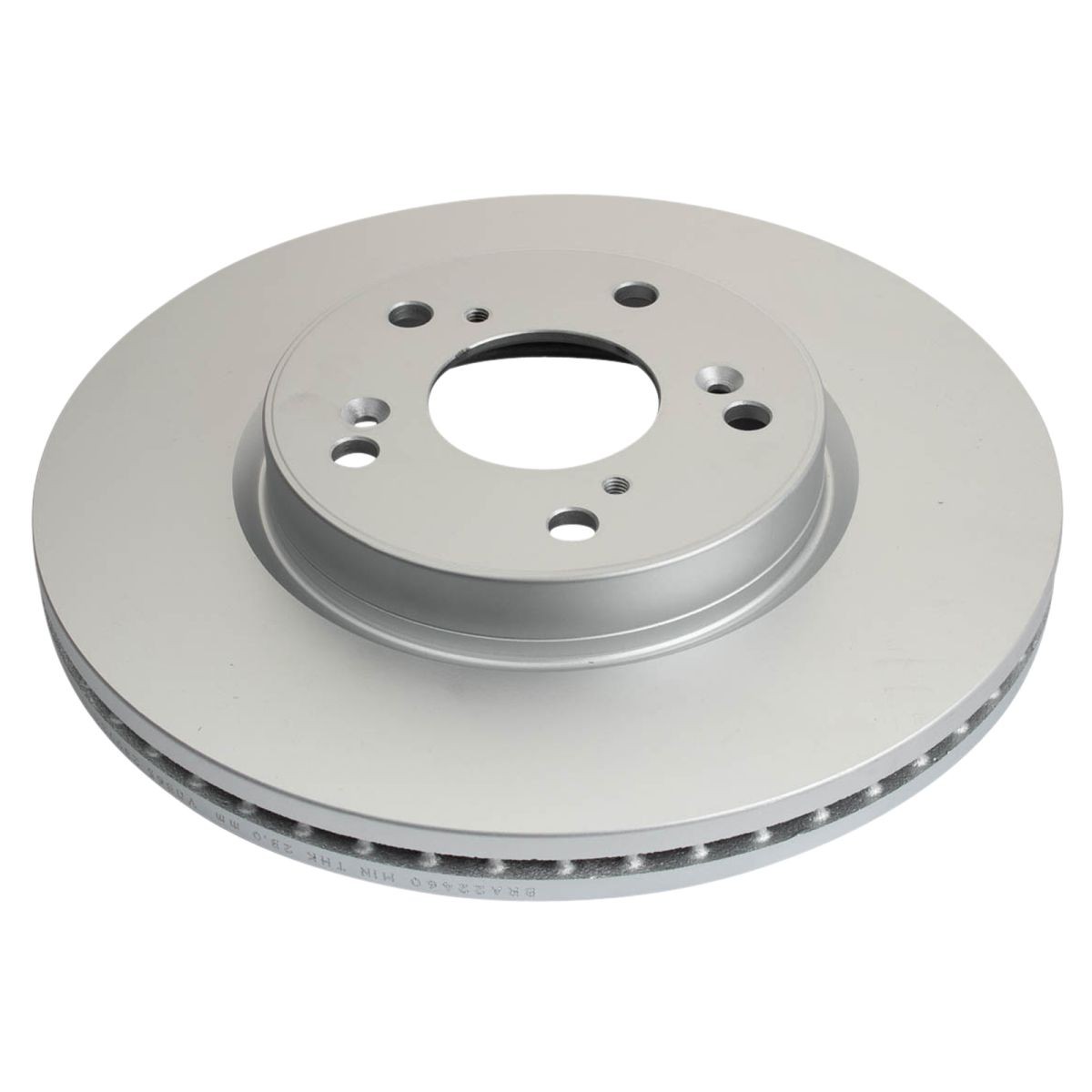 TRQ Front & Rear Ceramic Pad & Coated Rotor Kit for Honda HR-V