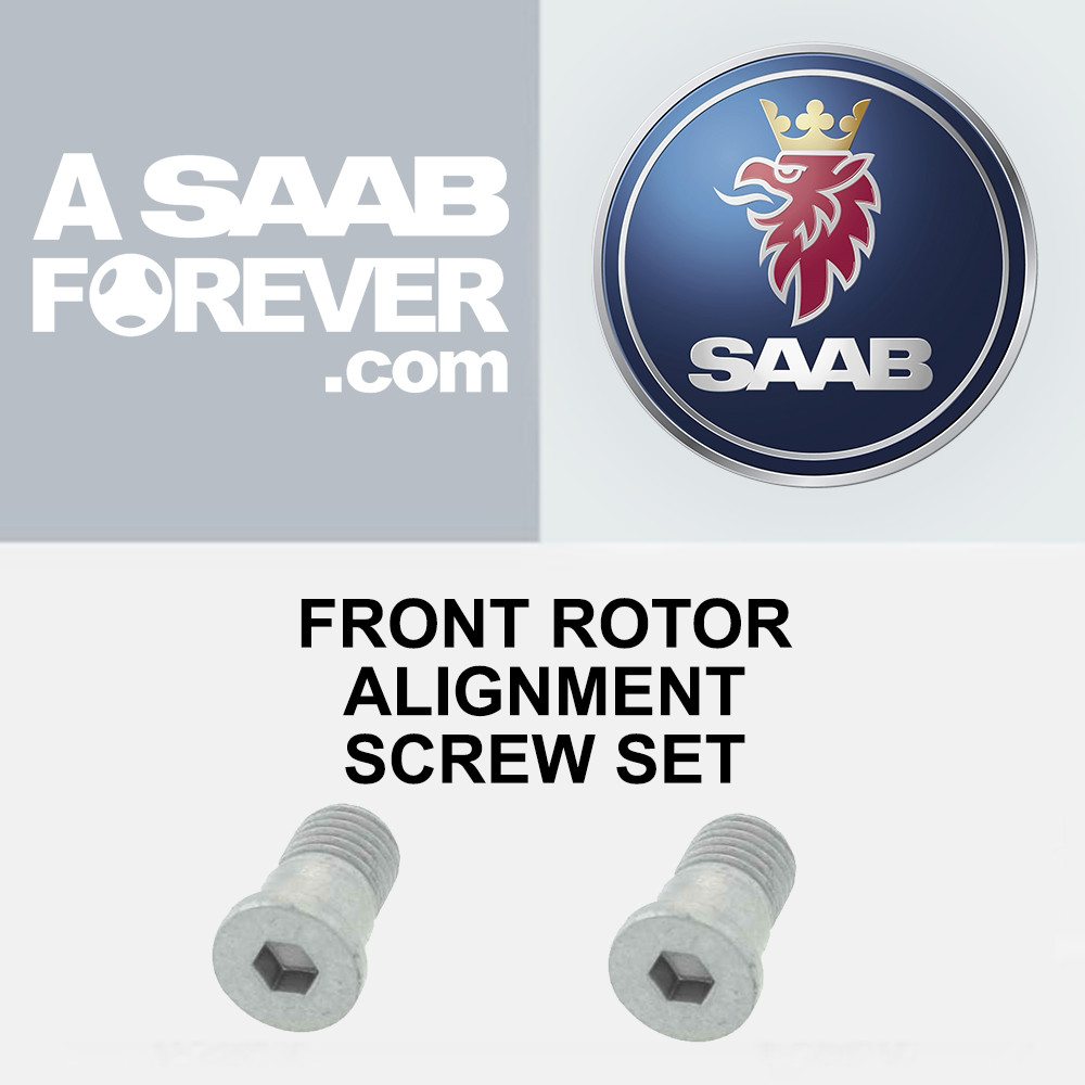 SAAB Genuine Front Brake Disc Alignment Screw SET 9-3 900 9-5 OEM 90278945