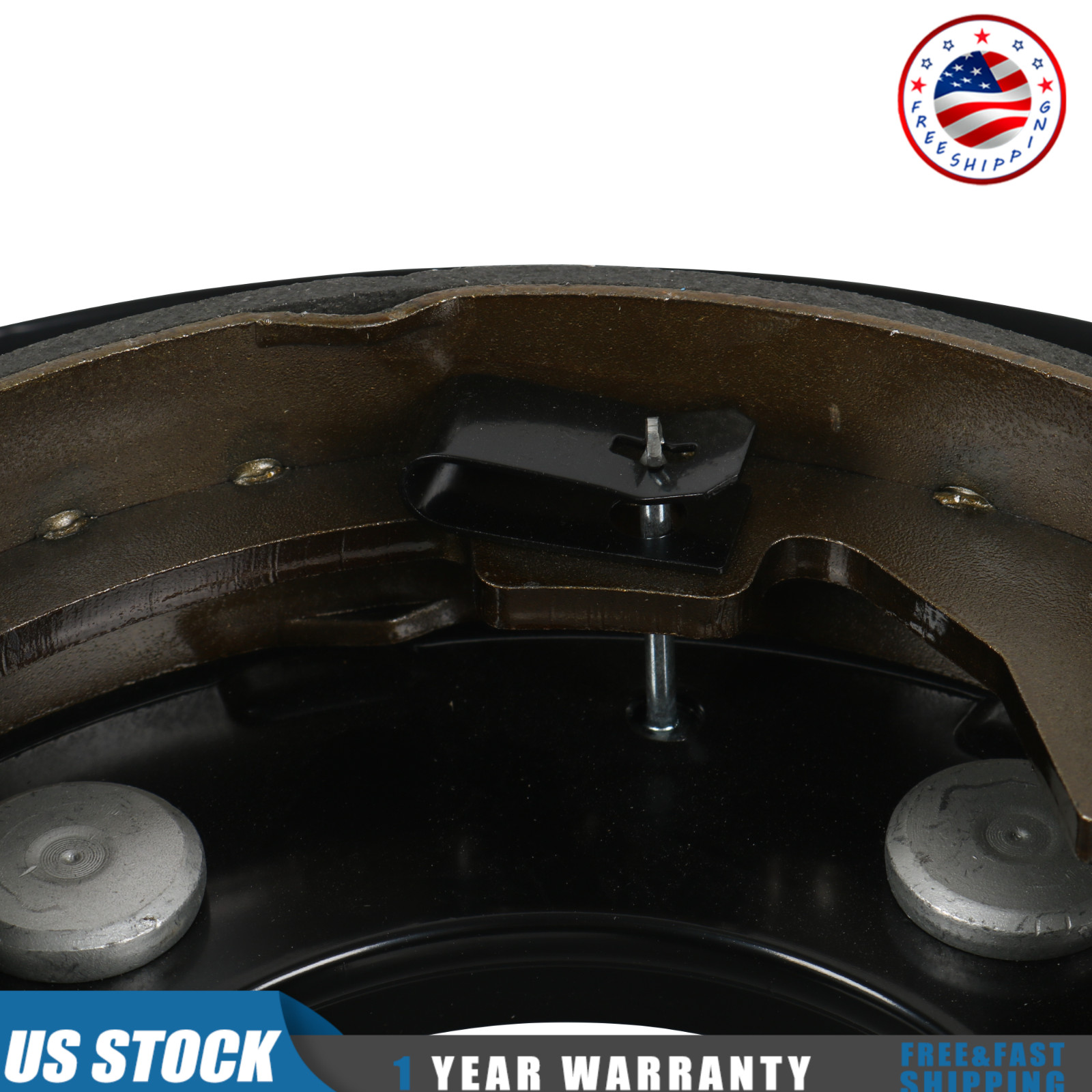 Rear Passenger Parking Brake Assembly For Ford F-250 Super Duty w/ Backing Plate