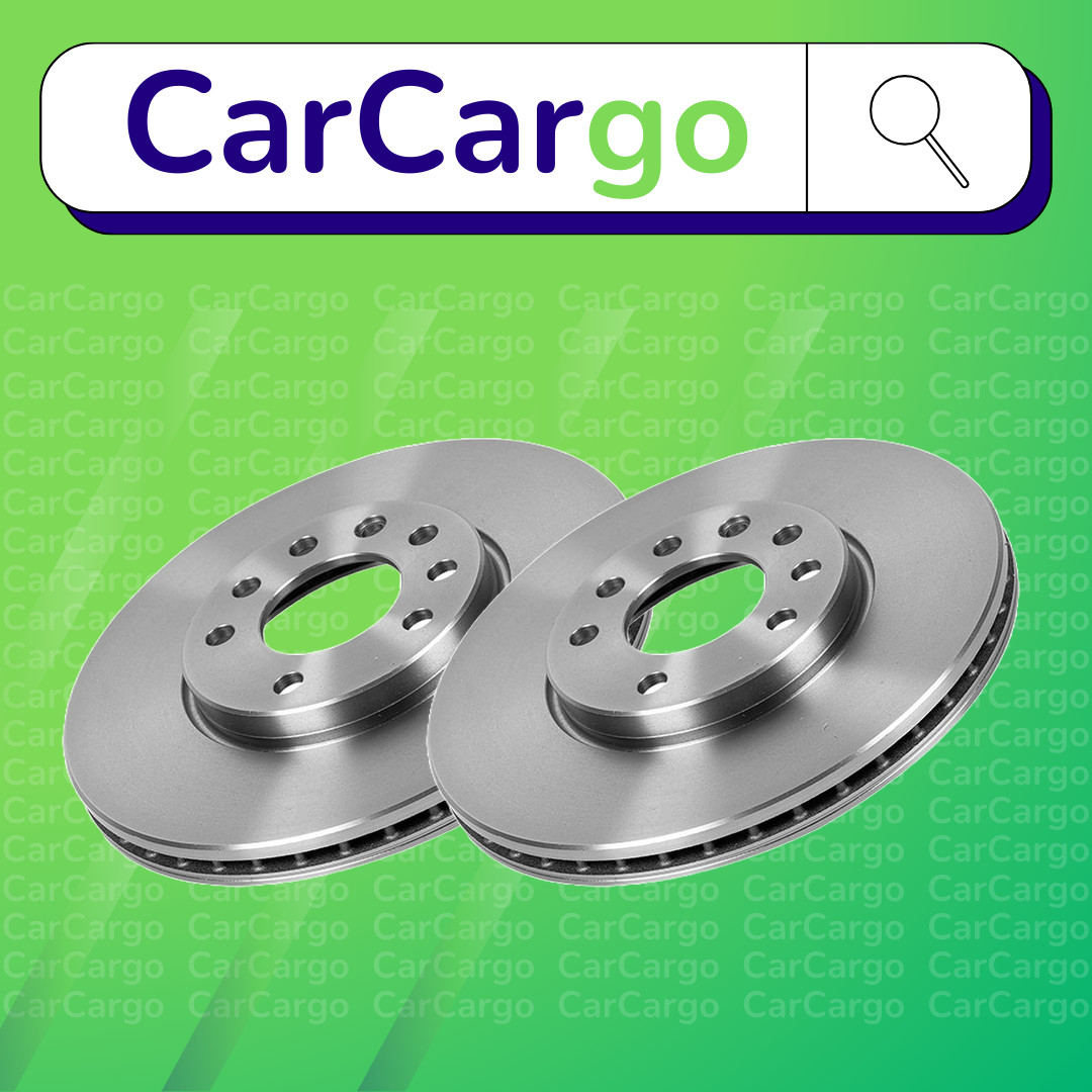 Premium Vented Front Brake Discs Pair For Saab 9-3 1.8 i 2004-2015 285 mm