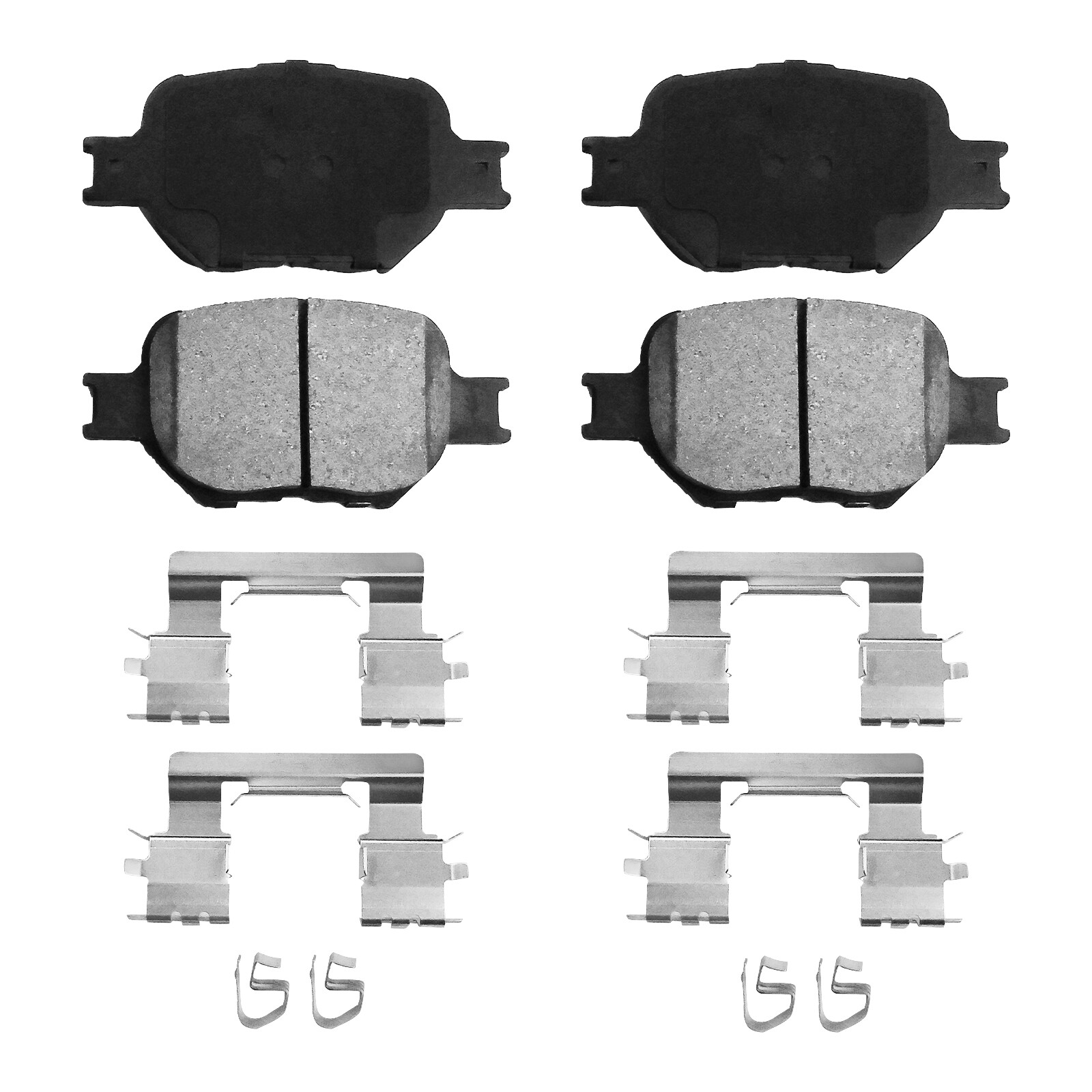 10.2in Front Brake Rotors Ceramic Pads Kits for 2000-2005 Toyota Celica 1.8L
