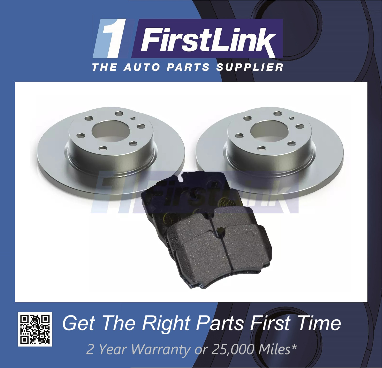 FITS – Iveco Daily MK4 29L 35S 2009-2014 Rear Brake Discs Pads Non ABS Solid