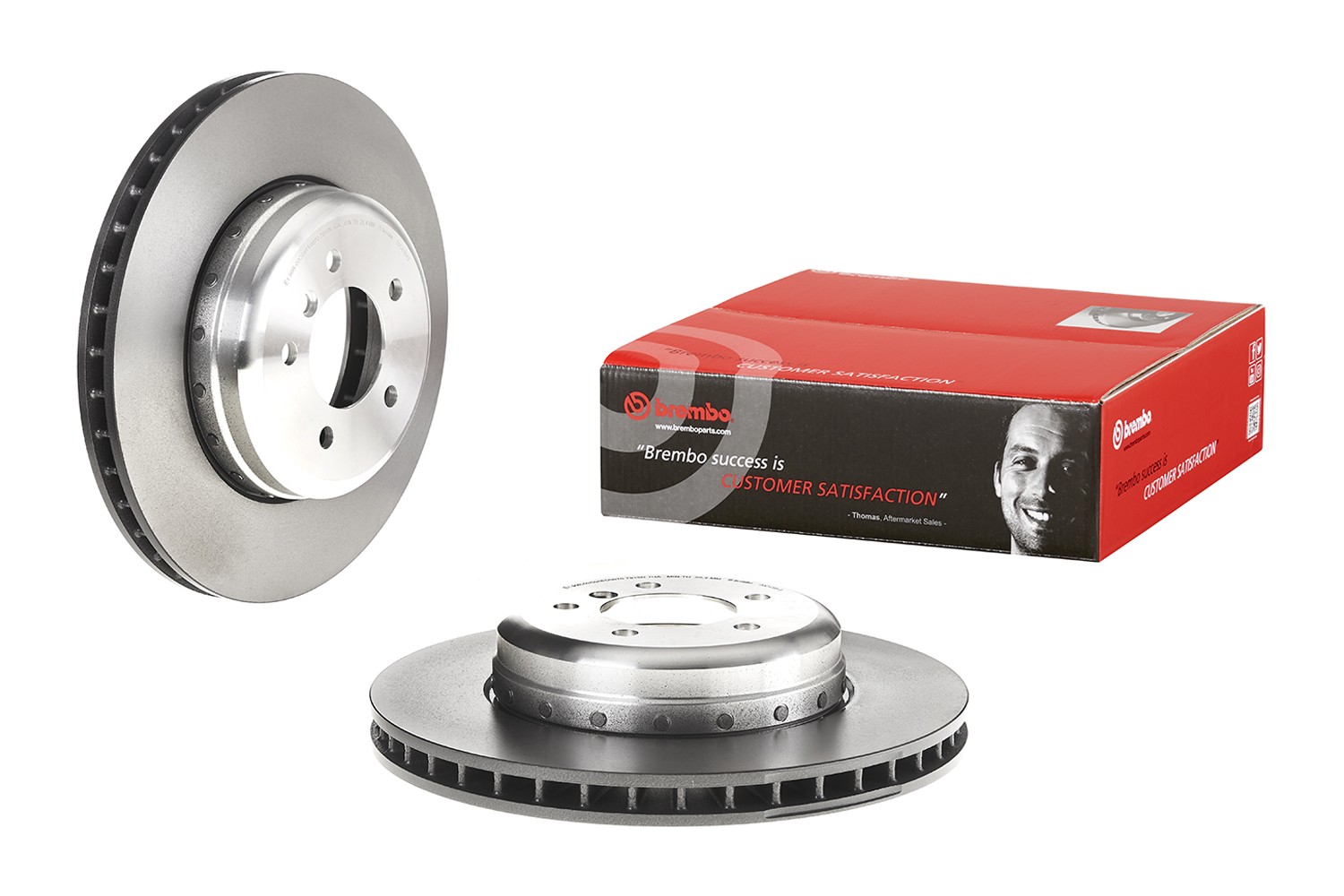Brembo Front Left or Right 348mm Composite Brake Disc Rotor For BMW E60 E63 E64