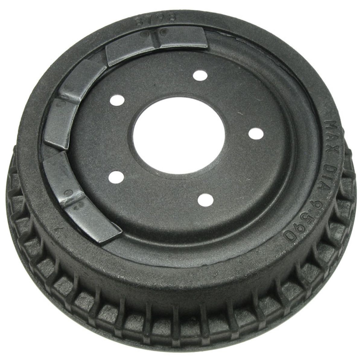 TRQ 9.5″ Drum Brake & Shoe Kit Pair Kit w/Chemicals