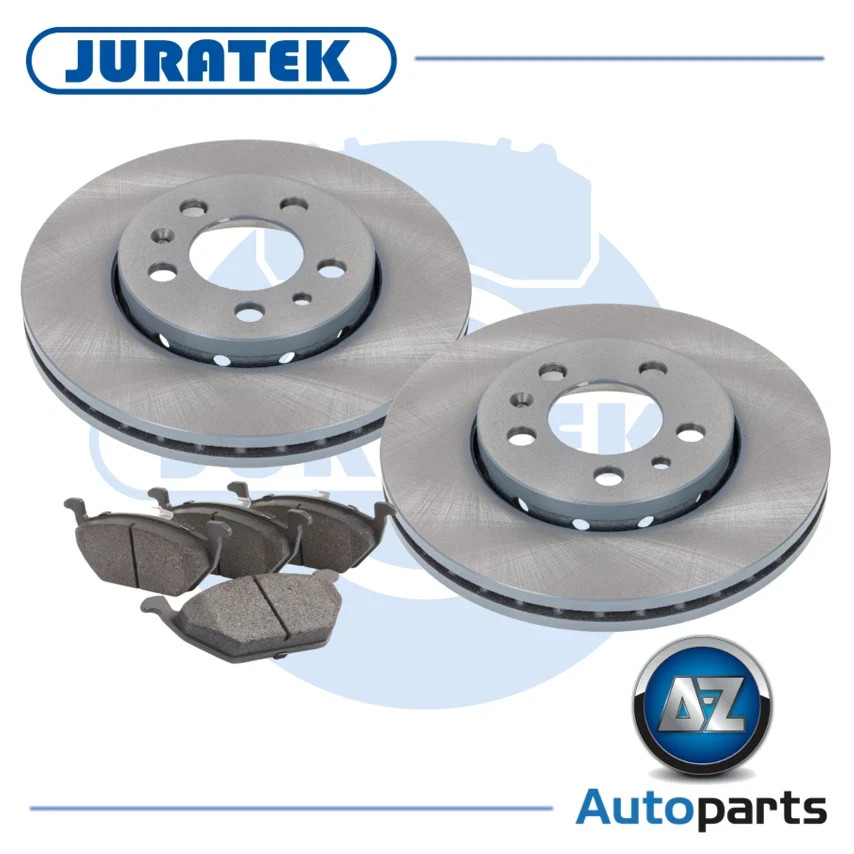 For Skoda – Fabia 2001-2022 Front 256mm Vented Brake Discs and Pads Juratek